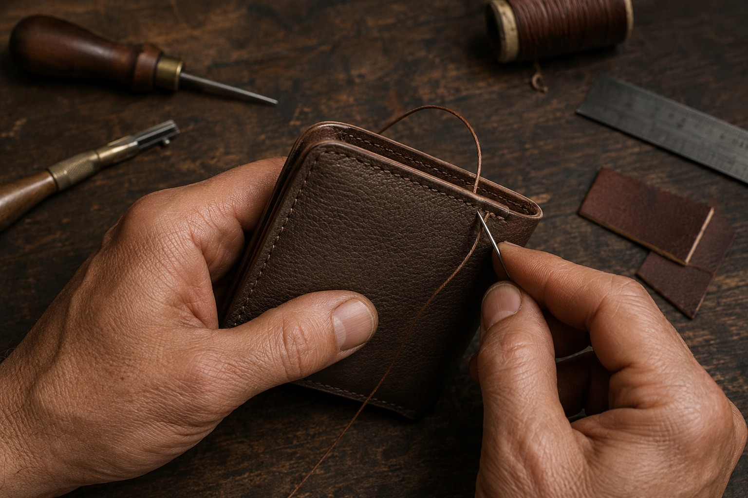 Cuir Collection Leather Wallet